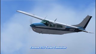 Adventure Flying in the Aircraft Cessna 210 Turbo Centurion [upl. by Acyre]