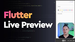 Live Preview de Widgets no Flutter sem emulador sem build [upl. by Eilasor]