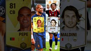 MALDINI 🇮🇹 VS PEPE 🇵🇹 fcmobile24 fifa football fifamobile fcmobile shorts [upl. by Laamaj]