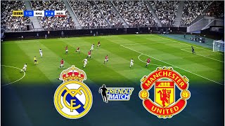 REAL MADRID vs MANCHESTER UNITED  CLUB FRIENDLY MATCH 2023 [upl. by Enyrhtac]