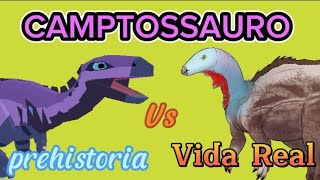 PREHISTORIA VS VIDA REAL  Camptossauro [upl. by Nolan]