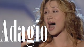 Lara Fabian  Adagio  Live English amp Italian OnScreen Lyrics [upl. by Leibarg]