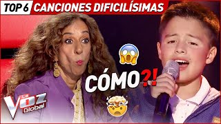 Las canciones más DIFÍCILES de La Voz Kids [upl. by Oinigih]