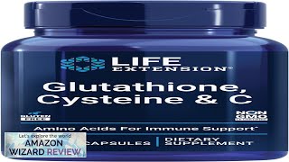 Life Extension Glutathione Cysteine amp C Antioxidant Supplement with Vitamin C Review [upl. by Docila617]