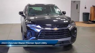 2022 Chevrolet Blazer Premier Sport Utility Akron Canton Wadsworth Cuyahoga Falls Green [upl. by Ilojne]