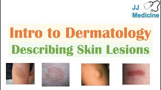 Introduction to Dermatology  The Basics  Describing Skin Lesions Primary amp Secondary Morphology [upl. by Palm308]