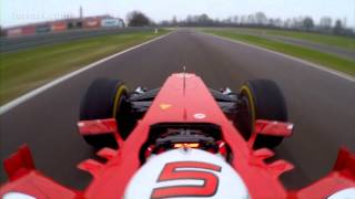 Onboard video with Sebastian Vettel driving Ferrari F2012 at Fiorano [upl. by Malachi]