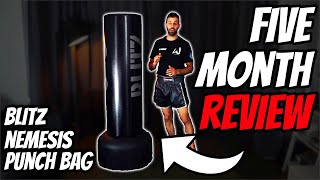 Blitz Nemesis Freestanding Punch Bag Review  5 Months Later [upl. by Tolland576]