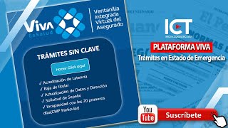 Plataforma VIVA  Trámites en Estado de Emergencia Sin clave Parte16 [upl. by Ytiak]