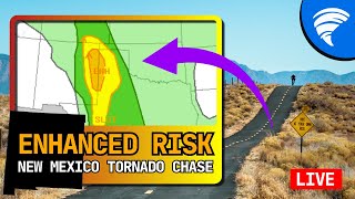 LIVE Enhanced Risk  Tornado Chase in New Mexico  Texas [upl. by Louis]