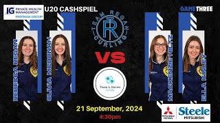 Team Regan vs Team L Davies  2024 IG Private Wealth Management Freeman Group U20 Spiel [upl. by Nhguaved]