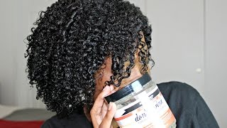 Aunt Jackies Flaxseed Elongating Curling Gel  Demo amp Review [upl. by Audsley]