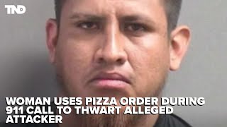 Illegal migrant arrest Woman uses pizza order during 911 call to thwart sexual assault [upl. by Ocnarf]