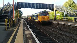 GBRf 50007 and 50049 roar through Widney Manor on quotThe Mazey Day Cornishmanquot 290624 [upl. by Hayne]