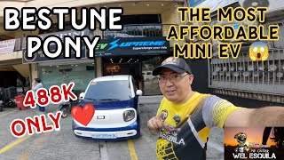 BESTUNE PONY  488K MY FULL MINI EV KA NA  EV SUPREME [upl. by Ecinuahs]