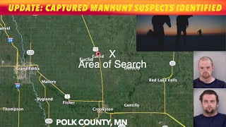 UPDATE Suspects Captured In Wednesday Manhunt Identified [upl. by Chien]