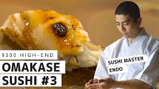 300 Highend Sushi amp Sake Full Course by Michelin Star Trained Master｜ feat Aramasa Sake 新政酒造 3 [upl. by Mindy471]