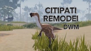 Citipati remodel  dinosaur world Mobile [upl. by Irakab]