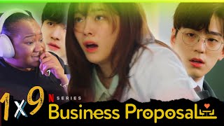 Shhh someone has a secret 사내맞선 Business Proposal Episode 9 Reaction [upl. by Norbel]