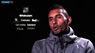 Kyrgios Happy With Tokyo QF Performance 2016 [upl. by Millian]