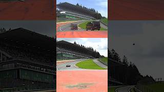 Van vs F1 Car Through Eau Rouge 🤯 [upl. by Thomey]