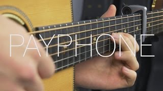 Maroon 5  Payphone  Fingerstyle Guitar Cover By James Bartholomew [upl. by Namhar]