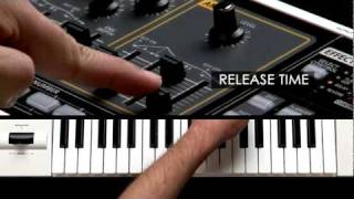 GAIA SH01 Synthesizer introduction Part 1 [upl. by Noryak709]