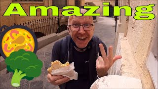 Italian food in Valletta Street food in Malta  Malta [upl. by Grayce]