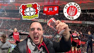 🖤❤️ Ist der Bayer wieder auf Meisterkurs 😱 Bayer Leverkusen vs St Pauli  Bundesliga Stadionvlog [upl. by Sedecrem156]