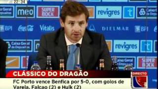 FC Porto 5  0 Benfica  Conferência Imprensa FCP [upl. by Ilek]