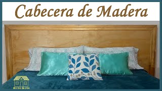 Como hacer una Cabecera de Cama de Madera  Cabeceras para Camas de Madera  Cabeceras de Madera [upl. by Ydner954]