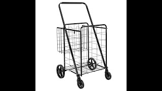 Basics Foldable Shopping Utility Cart [upl. by Timon]