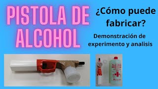 Pistola de Alcohol ¿Cómo puede fabricar Prueba Analisis Piezoeléctrico Piezoelectricidadchispa [upl. by Stephenie]