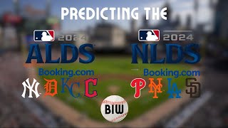 Predicting the 2024 MLB Divisional Series [upl. by Spanos]