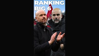 Ranking the Premier League Big 6 shorts football soccer [upl. by Wisnicki]