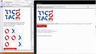 SignalR  NET4  Demo  MoveShape C and TicTacToe game [upl. by Yentiw]