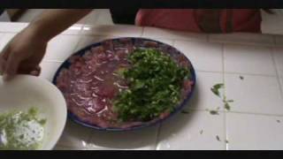 Cambodian Style Yellowfin Tuna Steak Ceviche [upl. by Sigler929]