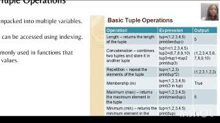 tuples lists and dictionaries [upl. by Debor288]