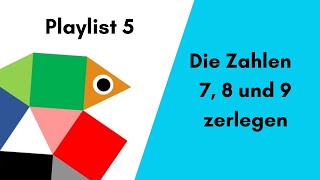 Die Zahlen 7 8 und 9 zerlegen Teil 1  Mathe Klasse 1  einfach schlau üben [upl. by Millman]