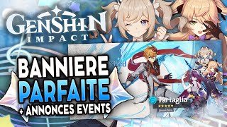 La bannière PARFAITE pour Tartaglia  nouveaux EVENTS   Genshin Impact FR [upl. by Den]