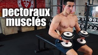 PECTORAUX MUSCLÉ À LA MAISON EN 5 MINUTES [upl. by Anor911]