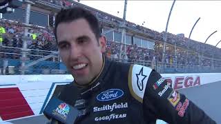 2018 1000bulbscom 500 aric almirola wins at Talladega superspeedway [upl. by Stillas54]