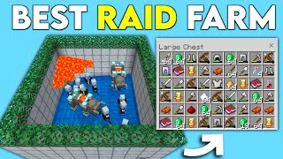 The Best 121 Raid Farm Tutorial in Minecraft Bedrock [upl. by Imeaj181]