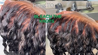 Bleaching Knots LIKE A PRO  UPDATED TECHNIQUE  LEARN AND WATCH [upl. by Eednas]