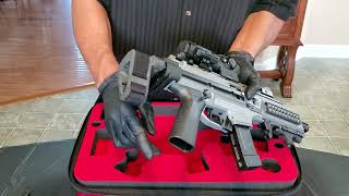 CZ Scorpion EVO 3 9mm Home Defense Kit viral viralvideo youtubevideos homedefense guncollection [upl. by Ettenej]