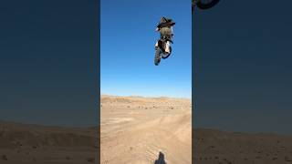 Natural terrain shredding OcotilloWells freeride motocross sendit [upl. by Trahern493]