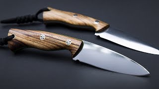 Making a hunting knife using hobbyist tools [upl. by Sami]