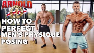 HOW TO PERFECT MENS PHYSIQUE POSING [upl. by Fauch]