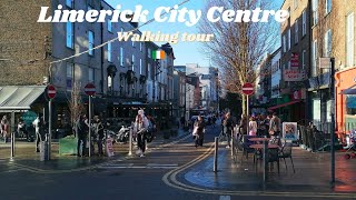 Limerick City Ireland Walking Tour 4K HDR 60fps🇮🇪 [upl. by Mlehliw]