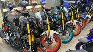 New Launch 2024 YAMAHA MT15 Dual ABS TCS All Colours Detailed Review  On Road Price 6 New Changes [upl. by Ytak]